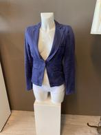 Linnen jasje colbert blazer van Object maat 34 XS, Douwenmaat 8-3 Meppel, Info@again.nu, Blauw, Object