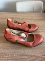 Gave rode leren ballerina’s sleehak El Naturlista! 38, Uitgeest, Tweedekansshop, Zo goed als nieuw, El Naturlista