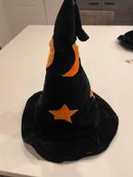 Heksenmuts zwart met oranje, Ophalen of Verzenden, Zo goed als nieuw, Carnaval