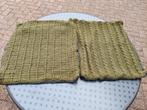 kussenslopen sierkussenhoesjes mosgroen gebreide hoezen, Ophalen of Verzenden, Nieuw, Groen, Vierkant