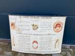 Unieke schoolplaat :De tanden en hunne verzorging.67.5x 96cm, Ophalen