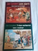 2 illustratie boeken Jan Sanders  Loos alarm ''t kan verkere, Ophalen of Verzenden, Gelezen