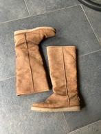 AQA stoere warme leren laarzen 39, Kleding | Dames, Schoenen, Ophalen of Verzenden, Zo goed als nieuw, Bruin, Hoge laarzen