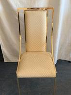 Chique stoelen Bergers met messing frame 2 stuks, Huis en Inrichting, Stoelen, Ophalen