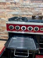 Luxe Falcon De Luxe 1092 cranberry 5 pits 3 ovens 110 cm, 60 cm of meer, Fornello Esperta, Ophalen of Verzenden, Zo goed als nieuw