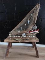DECORATIEF VISSERSTAFEREEL, Ophalen, Zo goed als nieuw