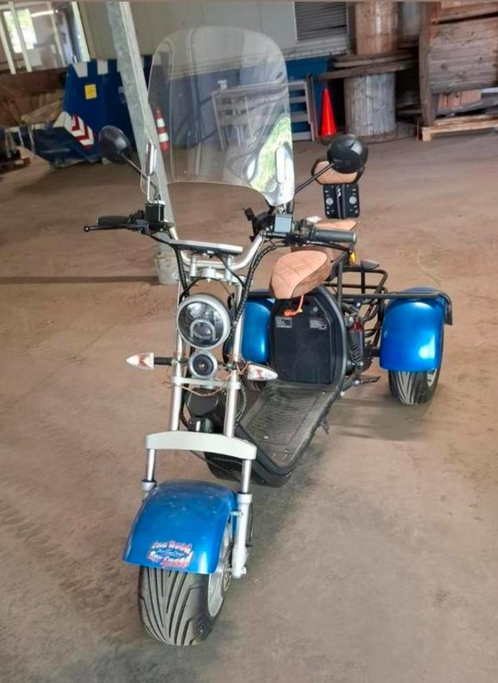 ## Elektrische driewielscooter SHANSU CP-3 | 2000W 60V 40AH, Fietsen en Brommers, Snorfietsen en Snorscooters, Gebruikt, Overige merken