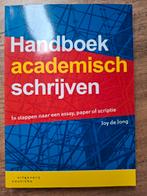 Joy de Jong - Handboek academisch schrijven, Ophalen of Verzenden, Zo goed als nieuw, Joy de Jong