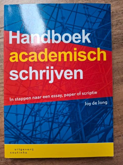 Joy de Jong - Handboek academisch schrijven, Boeken, Overige Boeken, Zo goed als nieuw, Ophalen of Verzenden