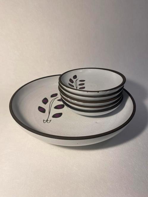 Vintage uitverkoop - Gebaksset, Huis en Inrichting, Keuken | Servies, Zo goed als nieuw, Overige stijlen, Glas, Ophalen of Verzenden