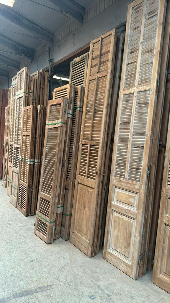 Louvre deuren, Doe-het-zelf en Verbouw, Deuren en Horren, Gebruikt, Binnendeur, 200 tot 215 cm, 80 tot 100 cm, Ophalen of Verzenden