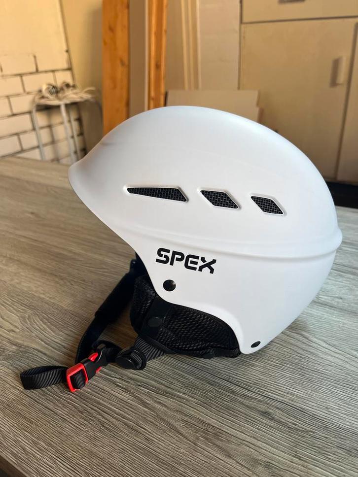 Spex Skihelm - wit, Fietsen en Brommers, Fietsaccessoires | Fietshelmen, Zo goed als nieuw, Heer of Dame, L, Ophalen of Verzenden