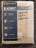NIEUWE black-out verduisterende gordijnen beige/creme, Huis en Inrichting, Stoffering | Gordijnen en Lamellen, Crème, 200 cm of meer