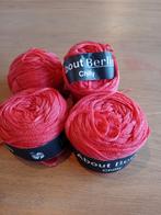 4 bollen breiwol 100% linnen lana grossa chilly rood, Ophalen, Nieuw, Breien of Haken, Wol of Garen