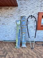 Twee north sails zeilen, 4.7 en 6.0. giek en deelbare mast, Ophalen of Verzenden, Gebruikt, Zeil, Minder dan 5 m²