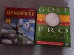 Pc games big boxen air warrior 2 en golf pro 2000, Gebruikt, 1 speler, Eén computer, Ophalen of Verzenden