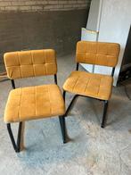 Eetkamerstoelen Oker geel, Huis en Inrichting, Stoelen, Ophalen, Zo goed als nieuw, Overige kleuren, Vier