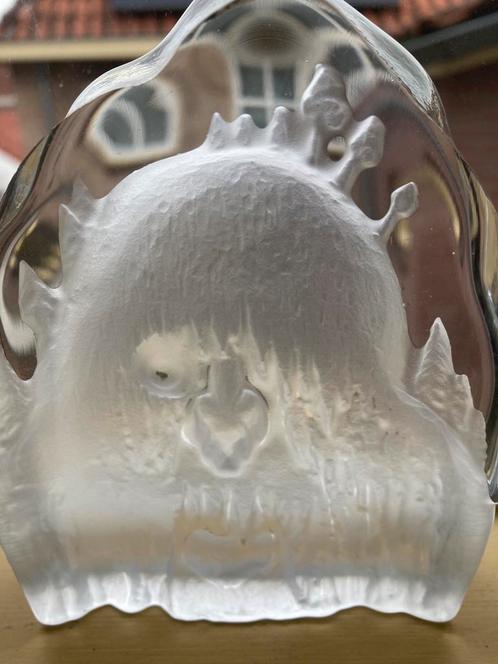 Troll Kristal Magnor Norway Handmade Paperweight Gemerkt, Antiek en Kunst, Curiosa en Brocante, Verzenden