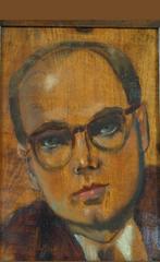 Olieverf portret jongeman – Nico Schiffers (1912–1985), Ophalen of Verzenden