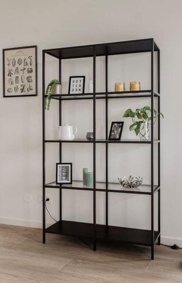 Vittsjö Ikea Stellingkast zwart bruin beschikbaar voor biedingen