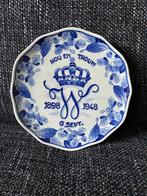 Delftsblauw bordje van Wilhelmina, Antiek en Kunst, Ophalen of Verzenden