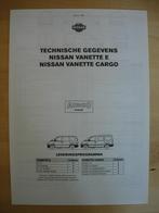Nissan Vanette Brochure 1995, Ophalen, Nissan, Zo goed als nieuw, Nissan