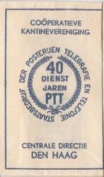 PTT Centrale Directie Den Haag - 40 jaren dienst, Ophalen of Verzenden