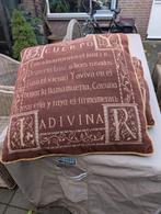 2 Sierkussens 50x50 cm, Ophalen, Zo goed als nieuw, Bruin, Vierkant