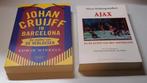 set 2 voetbal boek JOHAN CRUIJFF in Barcelona AJAX is kunst, Verzamelen, Sportartikelen en Voetbal, Verzenden, Zo goed als nieuw