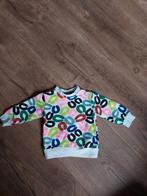 Hema sweater met allover print van rookworst mt 68 z.g.a.n., Ophalen of Verzenden, Zo goed als nieuw, HEMA, Truitje of Vestje