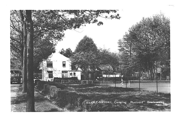982839	Baarle Nassau	1964 N Br Camping	Rustoord Bredaseweg	G, Verzamelen, Ansichtkaarten | Nederland, Gelopen, Noord-Brabant, 1960 tot 1980