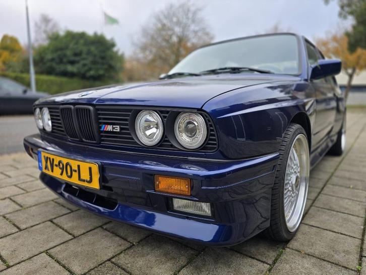 BMW E30 M3 PROJECT, Auto's, BMW, Bedrijf, 3-Serie, Benzine, Coupé, Handgeschakeld, Blauw, Zwart, Leder, Ophalen