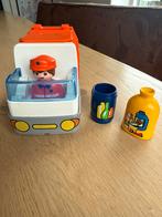 Playmobil 1.2.3 Vuilniswagen 6774  met accessoires, Ophalen of Verzenden, Gebruikt, Los playmobil