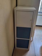 Ikea Kallax Kast met Deur en Opbergdozen, Ophalen, Zo goed als nieuw