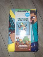Minecraft Dekbedovertrek 240x220 + 2 kussenslopen, Overige kleuren, Dekbedovertrek, Ophalen of Verzenden, Nieuw