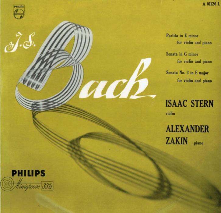 JS Bach-Isaac Stern-Alexander Zakin Violin And Piano Sonata, Cd's en Dvd's, Vinyl | Klassiek, Zo goed als nieuw, Classicisme, Kamermuziek