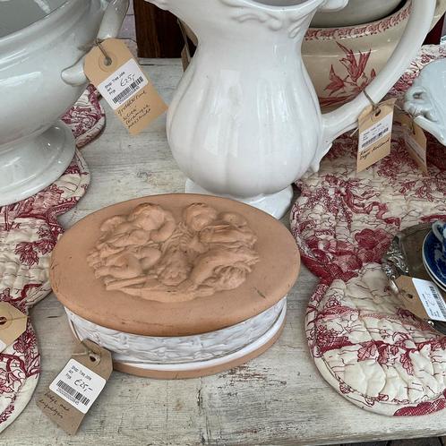 Bakje met engeltjes *floor epe*, Antiek en Kunst, Antiek | Servies los, Ophalen of Verzenden