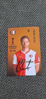 Foto met originele handtekening; Gijs Smal # Feyenoord, Verzamelen, Sportartikelen en Voetbal, Verzenden, Nieuw, Feyenoord