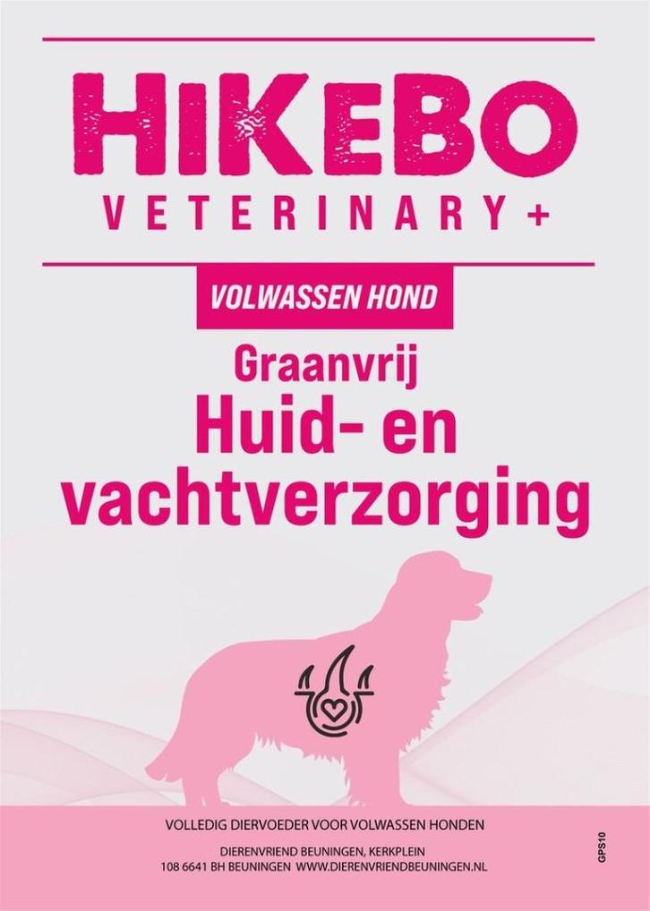 Hikebo Veterinary+ Huid- en Vachtverzorging dieetvoer hond, Dieren en Toebehoren, Dierenvoeding, Hond, Ophalen of Verzenden