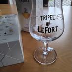 2 Tripel Lefort  bierglazen in originele verpakking, Ophalen of Verzenden, Nieuw, Overige typen