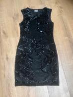 1x gedragen pailletten jurkje maat S, Zwart, Nieuw, Ophalen of Verzenden, Maat 36 (S)