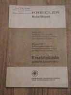 KREIDLER Ersatzteilliste MF 4 , MP 1 Baujahr 1970 Orgineel, Verzenden, Zo goed als nieuw