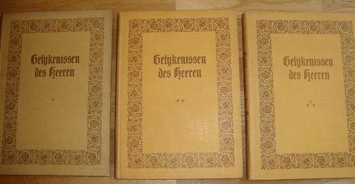 3 delen Gelijkenissen des Heeren ruim 100 jr oud, Antiek en Kunst, Antiek | Boeken en Bijbels, Ophalen