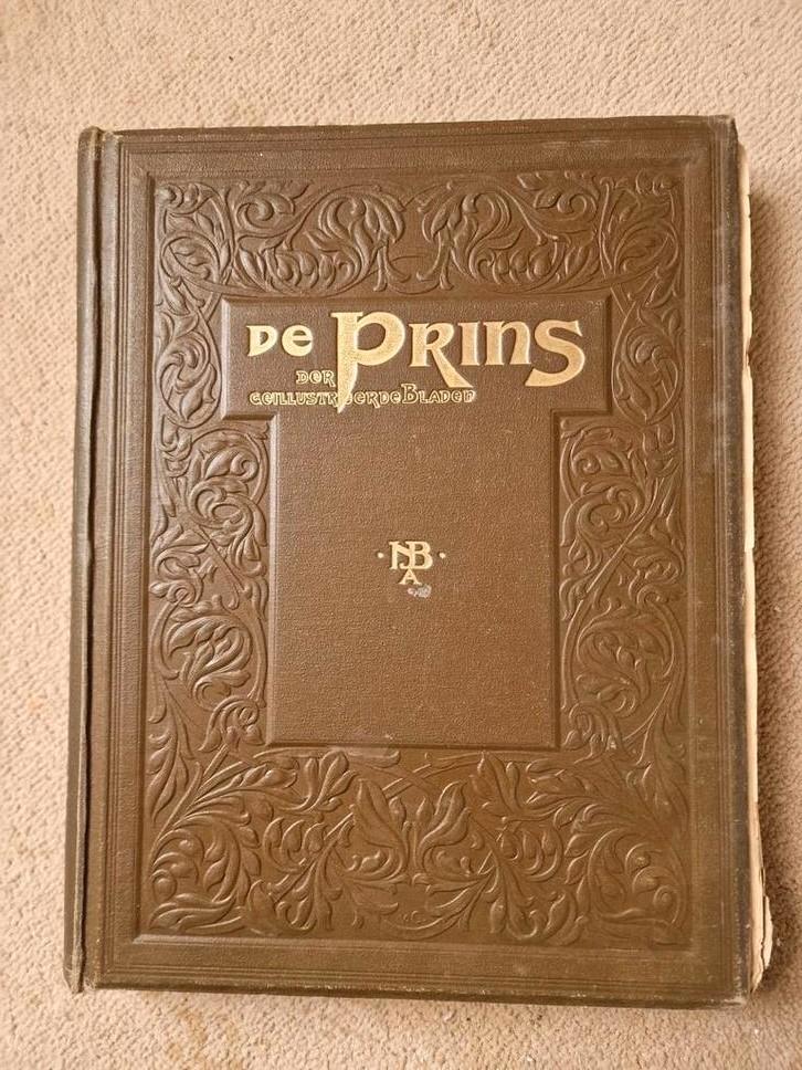 De Prins Weekblad 1907-1909, 2 ingebonden jaargangen, Boeken, Tijdschriften en Kranten, Gelezen, Overige typen, Ophalen of Verzenden