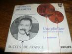 Georges Brassens  Une Jolie Fleur 7", 45 RPM, Single 1964, Ophalen of Verzenden, Gebruikt, Overige formaten, Europees