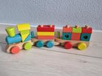 Houten speelgoedtrein, Ophalen of Verzenden, Zo goed als nieuw, Duw- of Trekspeelgoed