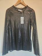 Doorschijnende glitter longsleeve maat L, Kleding | Dames, Ophalen of Verzenden, Zo goed als nieuw, Zwart