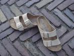 GRATIS VERZENDEN NIEUWE BEIGE LEREN ARIZONA BIRKENSTOCKS 40, Slippers, Verzenden, Beige, Nieuw