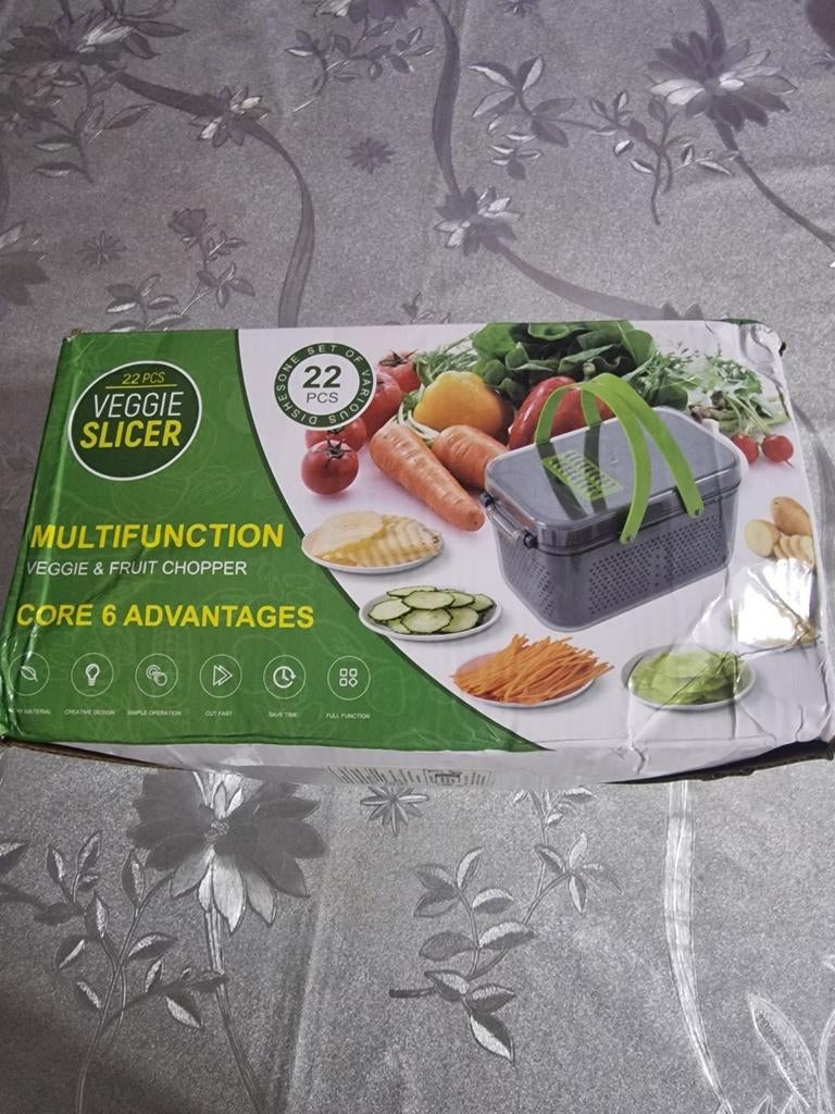 22 delig multifunctionele groentensnijder, Huis en Inrichting, Keuken | Keukenbenodigdheden, Ophalen of Verzenden, Nieuw