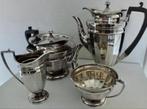 Art Deco Koffie- en Theeservies Roberts & Belk, Antiek en Kunst, Ophalen of Verzenden, Zilver